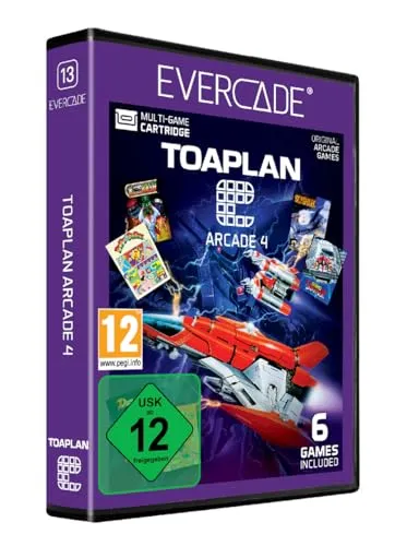 Blaze Evercade Toaplan Arcade Collection 4 Cartridge - Games: Enthält 6 Action-Arcade-Hits von Toaplan, inkl. Dogyuun und Grind Stormer, kompatibel mit allen Evercade-Geräten für nostalgischen Spielspaß.