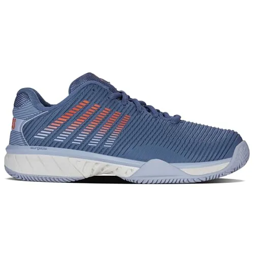 KSwiss Hypercourt Express 2 Clay/Sandplatz Tennisschuhe für Herren, Größe 42 (9) - Tennisschuhe mit wasserabweisendem Obermaterial für leichten Komfort und optimalen Halt. Ideal für ambitionierte Spieler auf Sandplätzen.