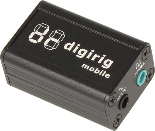 Minadax DIGIRIG Mobile | Revolutionäres Digital-Interface für Amateurfunk | Kompatibel mit Yaesu FT-8xx Xiegu, HTs - LOGIC LEVELS (default)