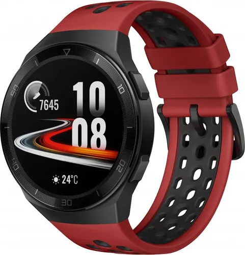 Huawei Watch GT 2e Lava Red - Smartwatch mit 1,39" AMOLED-Display, bis zu 2 Wochen Akkulaufzeit und 85 Sportmodi für präzises Aktivitäts-Tracking. Ideal für Fitness-Enthusiasten und Technikliebhaber.