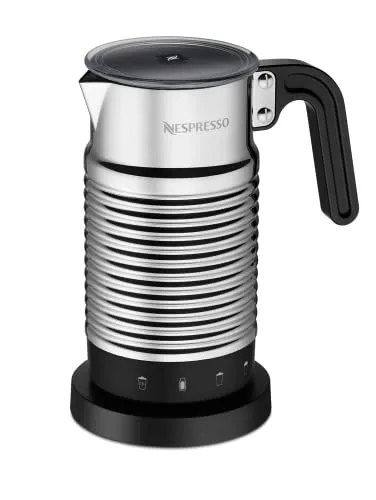 Nespresso Aeroccino 4 Milchschäumer - Milchaufschäumer mit 1000 W Leistung, ideal für cremigen Milchschaum und warme Milch, perfekt für Kaffeeliebhaber.