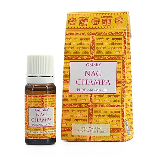 Goloka Duftöl - Naturdüfte für Aromatherapie, Raumduft, Diffusor, Duftlampe (Nag Champa)