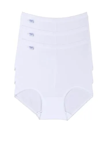 Sloggi Damen Unterhose Basic+ Maxi, 54, Weiß