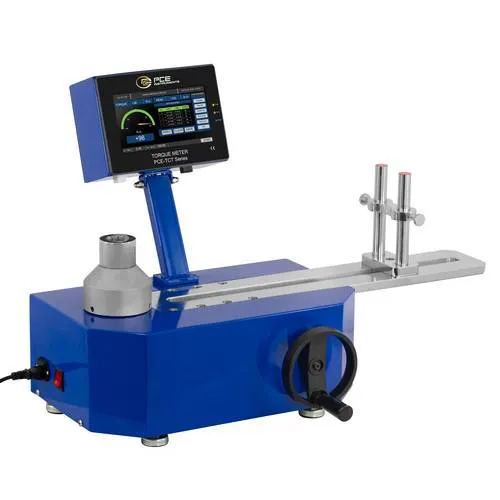 PCE Instruments Drehmoment-Kalibrator PCE-TCT 500 - Vibrationsmessgerät zur präzisen Überprüfung von Drehmomentschlüsseln mit 7-Zoll-Touchscreen, Echtzeitkurve und flexibler Maßeinheitenauswahl für höchste Messgenauigkeit.