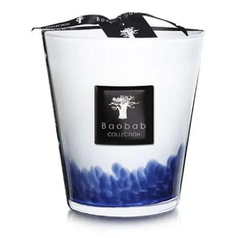 Baobab Duftkerze Feathers Touareg Max 16 (1kg) - Luxuriöse Duftkerze aus Handarbeit mit einzigartigen afrikanischen Düften. Die kunstvolle Vase und die intensiven Aromen verleihen jedem Raum ein besonderes Ambiente.