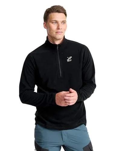 RevolutionRace Hiker Half-Zip Fleece Jacke für Herren - Funktionsjacken mit halbem Reißverschluss für schnelle Abkühlung. Ultraleicht, stretchig und mit hervorragendem Feuchtigkeitsmanagement für höchsten Komfort bei Outdoor-Abenteuern.