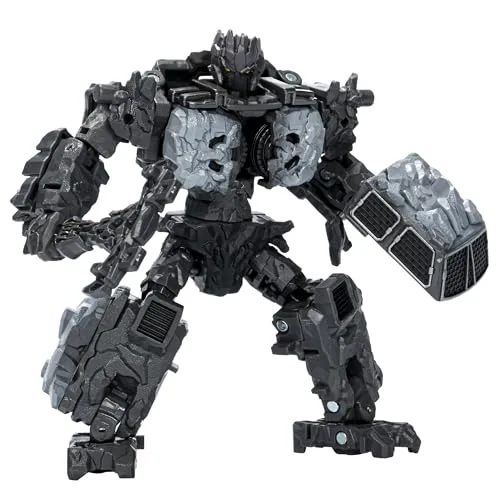 Transformers Legacy United Deluxe-Klasse Infernac Universe Magneous Action-Figur - Actionfiguren für Kinder, verwandelbar in 10 Schritten, inklusive Stein-Axt und Schild für kreatives Spiel!