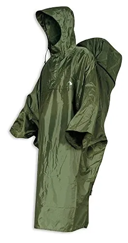 Tatonka Unisex Mens Regencape, Cub, L EU - Wasserdichter und winddichter Regenponcho von Tatonka, ideal für Outdoor-Aktivitäten. Mit Rucksackfunktion, versiegelten Nähten und kleinem Packmaß (25 x Ø 11cm) für maximale Bewegungsfreiheit.
