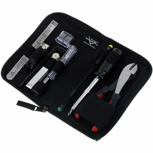 Fender Custom Shop Werkzeug-Kit für Gitarre - Umfassendes Set zur Einstellung von E-Gitarren und Bässen, ideal für Profis und Hobbyisten