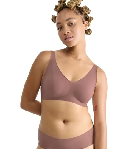 Sloggi BH Zero Feel 2 0 Soft Bra Schwarz Large Damen - Funktionsunterwäsche - Nahtloser Bralette für maximalen Komfort ohne Bügel oder Verschlüsse. Atmungsaktives Material sorgt für Frische und Bewegungsfreiheit den ganzen Tag.