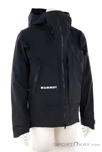Mammut Eiger Nordwand Pro Hardshell Hooded Jacket - Hochwertige Hardshelljacke in Schwarz, Gr. M; wasserdicht, winddicht und ideal für Expeditionen und Hochtouren. Ausgestattet mit GORE-TEX und zahlreichen praktischen Features.