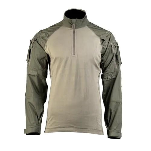 Mil-Tec Tactical 2.0 Sweatshirt - Oliv - 3XL - Wanderhosen aus robustem Ripstopgewebe mit verstellbaren Ärmelbündchen und Mesheinsätzen für optimale Belüftung, ideal für Outdoor-Aktivitäten.