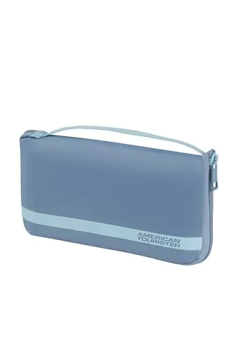 American Tourister Foldable Luggage Cover L - Schutzhülle in Stone Blue - Stylische Schutzhülle für American Tourister-Trolleys der Größe L. Schützt Ihr Gepäck zuverlässig vor Abnutzung und lässt sich platzsparend verstauen.
