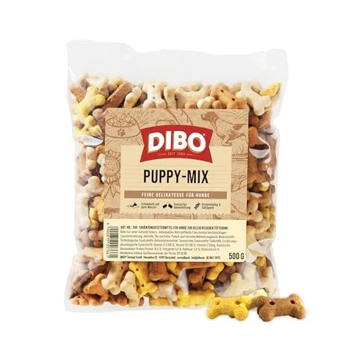 Puppy-Mix, 500g-Beutel, Backwaren als gesunde, natürliche Ernährung für Hunde von DIBO, Hundefutter, Barf, B.A.R.F., Leckerli, Hundekekse