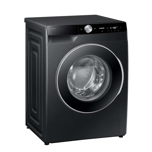 Samsung WW6000D Waschmaschine, 9 kg, 1400 U/min - Waschmaschine mit Digital Inverter Motor für effizienten Betrieb und leisen Betrieb, 9 kg Fassungsvermögen, ideal für Familien und umweltbewusste Haushalte.