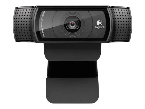 Logitech Webcam C920 HD - Full HD 1080p, 78° Sichtfeld, Dual-Mikrofon mit Rauschunterdrückung für klare Videokonferenzen