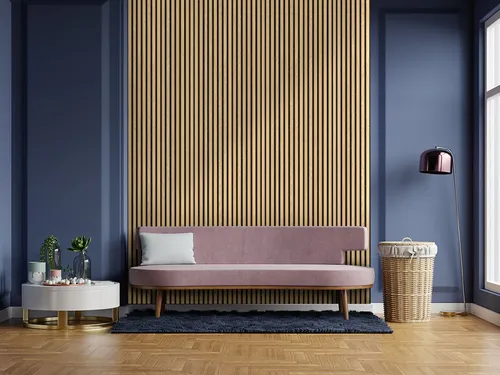 Akustikpaneele 2er Set Eiche 260x33cm - Hochwertige Akustikpaneele aus Eichenholz für Wand- und Deckenanwendungen. Ideal zur Verbesserung der Raumakustik. Mit einfacher Befestigung für vielseitigen Einsatz.