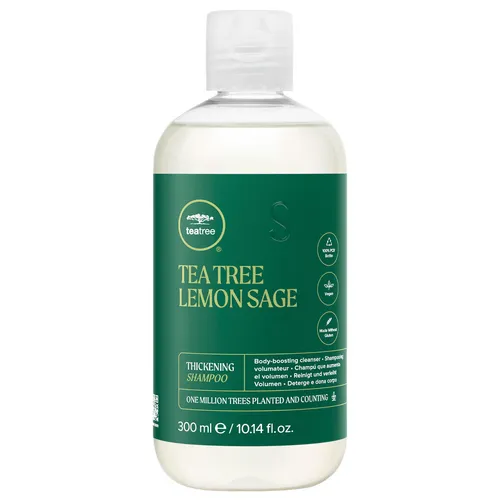 Paul Mitchell Tea Tree Lemon Sage Thickening Shampoo 300ml - Shampoos – Belebendes Volumenshampoo für feines bis normales Haar, das Volumen und Sprungkraft verleiht. Mit natürlichen Extrakten für ein erfrischendes Haarwäsche-Erlebnis.