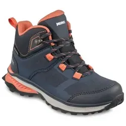 Meindl Pinto Junior GTX marine/orange Gr. 31 - Wasserdichter Kinder-Wanderstiefel für Alltag und kleine Touren. Mit GORE-TEX für trockene Füße und einem komfortablen AIR-ACTIVE® Fußbett. Ideal für Abenteuer im Freien!