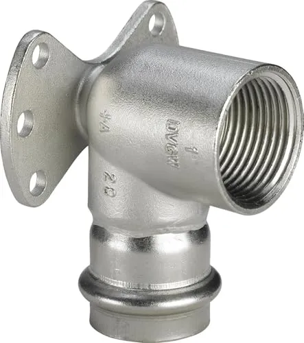 Viega Sanpress Inox Wandscheibe, mit SC-Contur, Modell 2325.5, 18 mm x 1/2""