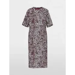 Kleid mit Leo-Print Mehrfarbig 38 - MARC CAIN - Sportliche Eleganz trifft auf aufregenden Leo-Print! Das elastische Scuba-Jersey-Kleid bietet perfekten Tragekomfort und Bewegungsfreiheit. Ideal für jeden Anlass – vom Büro bis zum Stadtbummel.