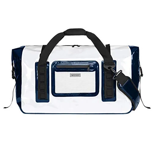 anndora Wasserfeste Reisetasche 70 L - Wasserdichte Sport- und Segeltasche - Hochwertige Reisetasche aus wasserdichtem Tarpaulin, ideal für Outdoor-Aktivitäten. Leicht und robust, mit IPX4-Schutz gegen Spritzwasser. Praktische Innentasche mit Reißverschluss für zusätzliche Sicherheit.