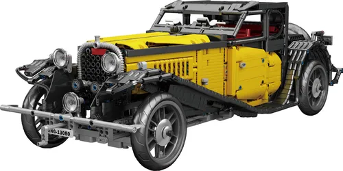 Mould King Oldtimer - Bugatti T50 Modell 13080 - Baukästen & Bausteine, detailreiches Klemmbausteinmodell des legendären Bugatti T50 mit 3.564 Teilen für anspruchsvolle Sammler und Oldtimer-Fans.