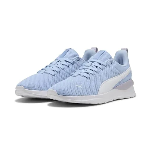 PUMA Unisex Anzarun Lite Sneaker, Haute Tropic White Silver Mist, 46 EU - Herren-Sneaker mit Gummi-Außensohle für optimalen Halt und stylishem Puma Katzen-Logo auf Zehen und Zunge.