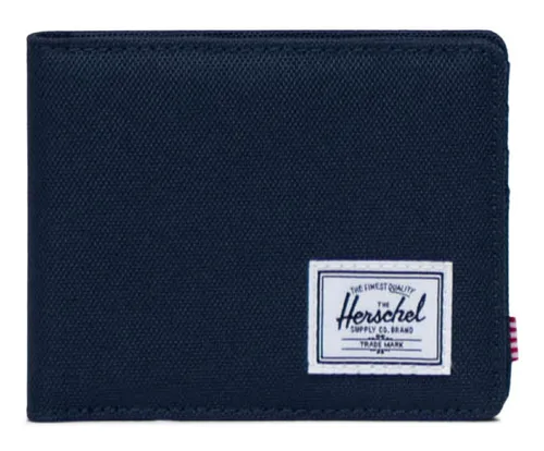 Herschel Roy Wallet 30072-00007, stilvolle Geldbörse in Schwarz - Portemonnaies aus strapazierfähigem Polyester, ideal für den täglichen Gebrauch und mit praktischem Design für Ordnung.