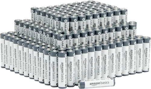 Amazon Basics AAA Alkaline Industrie-Batterien - 150 Stück - Batterien mit 150 Stück, langlebige Leistung und 5 Jahre Haltbarkeit, ideal für intensive Nutzung und umweltfreundlich ohne Quecksilber und Cadmium.