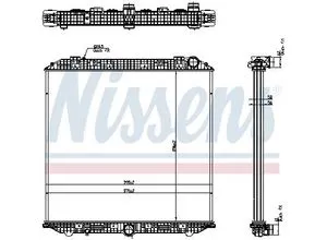 NISSENS 671750 Kühler für MERCEDES-BENZ - Hochwertiger Motorkühler von NISSENS, ideal für MERCEDES-BENZ Fahrzeuge. Robuste Aluminium-Kühlrippen sorgen für optimale Kühlleistung und Langlebigkeit.