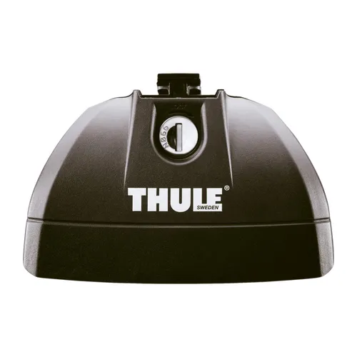 Thule Rapid System 753 Fußsatz - 4er-Pack - Gepäckträger mit abschließbarem Fußsatz für sicheren Transport, ideal für Fahrzeuganpassungen und hohe Nutzlast von bis zu 100 kg.
