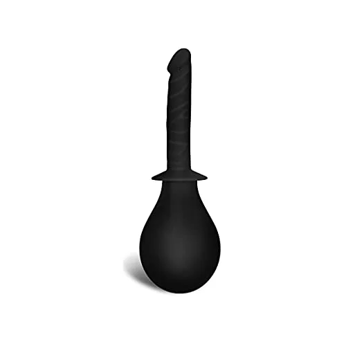 LoveToy Analdusche, Schwarz, Ø7,9x23,6 cm