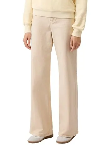 s.Oliver Jeans Suri - Regular Fit High Rise Wide Leg - Moderne Jeans im Wide Leg-Stil mit hohem Bund. Aus hochwertigem Baumwollmix, mit Gürtelschlaufen und klassischem Knopfverschluss. Ideal für lässige Outfits und bequem im Alltag.