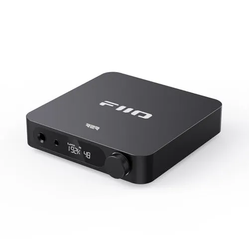 FIIO K11 R2R DAC und Kopfhörerverstärker (schwarz) - Kopfhörer Verstärker mit volldifferentialem 24-Bit-R2R-DAC-Array für herausragende Klangqualität und zwei Kopfhörerausgängen für flexible Nutzung.