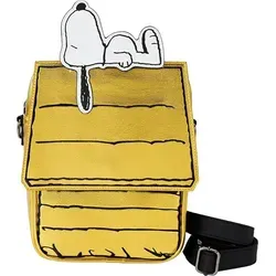 Peanuts by Loungefly Umhängetasche 75th Anniversary - Umhängetasche aus veganem Leder mit verstellbaren Gurten, ideal für Peanuts-Fans. Offiziell lizenziertes Produkt mit einzigartigen Applikationen und strukturiertem Kunstleder.