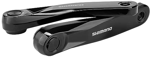 Shimano Kurbel FC-E5010 (175 mm) ohne Kettenblatt - Velokurbel für Veloantrieb, leicht und robust für optimale Kraftübertragung beim Radfahren.