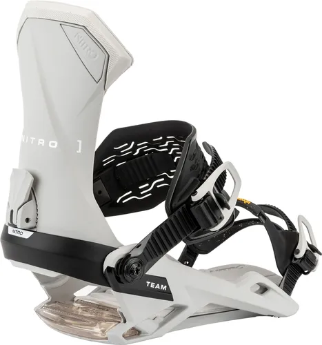 NITRO TEAM Bindung 2026 grey - L - Die NITRO TEAM Bindung 2026 grey - L bietet eine erstklassige All-Mountain-Leistung mit optimalem Komfort. Ideal für lange Tage auf der Piste, mit robuster Konstruktion und innovativen Features für präzise Kontrolle.