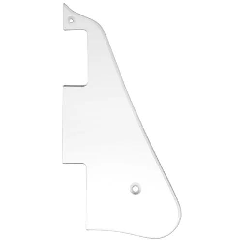 Musiclily Gitarren-Schlagbrett Pickguard für China Made Epiphone Les Paul Standard Modern Style,1 lagig Silver Mirror