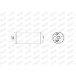 WALKER Trockner, Klimaanlage wdr00005 für Opel ACURA MITSUBISHI NISSAN