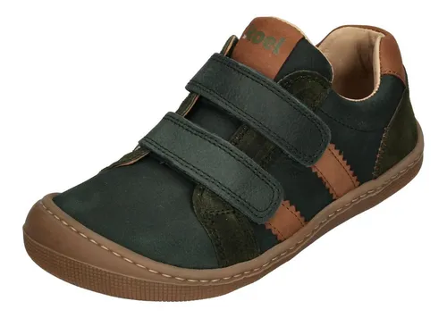 KOEL DENIS NAPPA 2.0 Barfußschuh Green - Minimalschuhe für Kinder mit ultra flexibler Sohle, ideal für die ersten Schritte und optimale Bewegungsfreiheit. Einfaches An- und Ausziehen durch Klettverschlüsse.