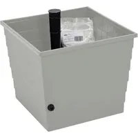 WaterUps Pflanzkübel 48 cm x 48 cm x 43 cm Grau