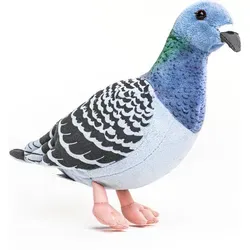 Uni-Toys Taube 20 cm - Plüsch-Vogel Kuscheltier - Kuscheltiere: Lebensechte Taube aus hochwertigem, recyceltem Plüschmaterial. Ideal zum Spielen, Sammeln oder Dekorieren, sicher und waschbar!