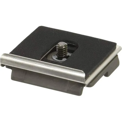 Manfrotto Bogen Rechteckige Platte mit 1/4'' Schraube - Stativkopf Modell 200PLARCH-14, bietet eine zuverlässige und stabile Befestigung für Ihre Kamera, ideal für Fotografen und Videografen.