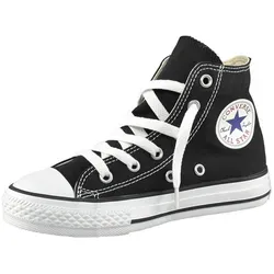 Converse Kinder Chuck Taylor Hi Sneaker schwarz 28 EU - Sneaker für Kinder im Retro-Stil, knöchelhoch und aus robustem Canvas für optimalen Tragekomfort.