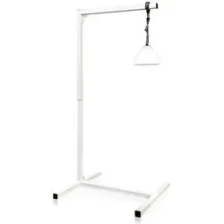CARELINE Bett - Aufstehhilfe Freistehender Bettgalgen B-210 - Aufstehhilfen für Erwachsene, ergonomischer Triangelgriff und stabiler Stahlrahmen für müheloses Aufstehen aus dem Bett.