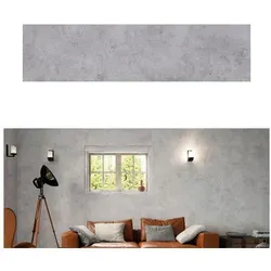 BARIDECOR Wandpaneel wasserfeste Wandfliese selbstklebend, BxL: 120,00x30,00 cm, 0,36 qm, (Packung mit 3,24 qm, Versandkostenfreie Lieferung) Betonoptik, 9 Fliesen/Karton, inkl. Klebestreifen, wasserresistent grau