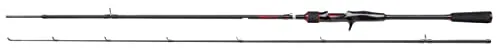 Abu Garcia Vendetta V3 Casting Rute - Angelrute für Köderwurf - Hecht, Barsch und Zander, 1.90 m |50-100 g, Schwarz