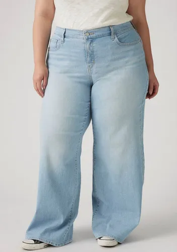 Levi's Pl 318 Shaping Wide Leg Tall Jeans - Bequeme Wide Leg Jeans für einen vorteilhaften Look. Der integrierte Baucheinsatz sorgt für eine schmeichelhafte Silhouette und perfekten Sitz. Hochwertiger Denim mit Stretch für optimale Bewegungsfreiheit und Tragekomfort.
