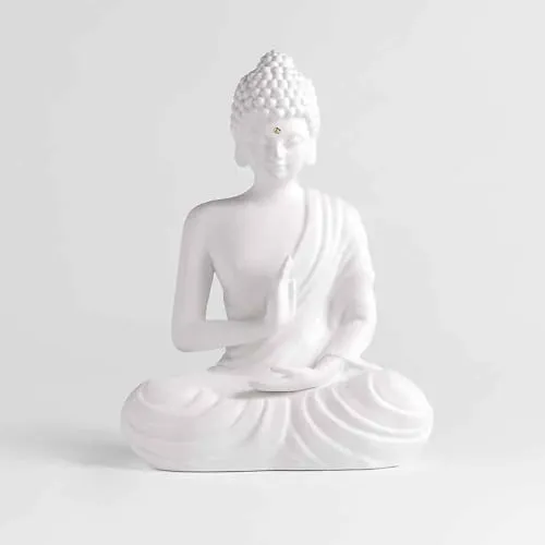Räder Buddha Figur sitzend groß - Sammlerfigur für eine entspannende Atmosphäre, ideal für deine Wohlfühloase und perfekt zum Zen-Thema.